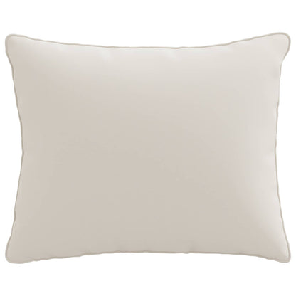 1-Delig Rugkussen PUTTEN 100% Polyester Wit 50 x 40 x 15 cm