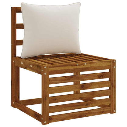 1-Delig Rugkussen PUTTEN 100% Polyester Wit 50 x 40 x 15 cm