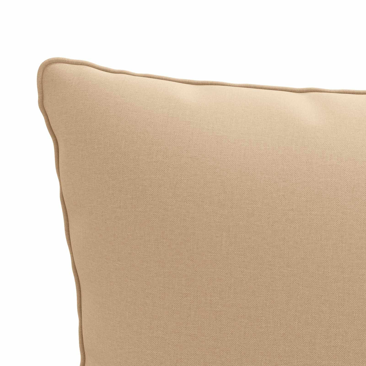 1-Delig Rugkussen PUTTEN 100% Polyester Zand 50 x 40 x 15 cm