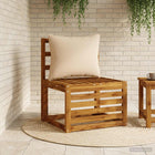 Rugkussen 50x40x15 cm zand polyester