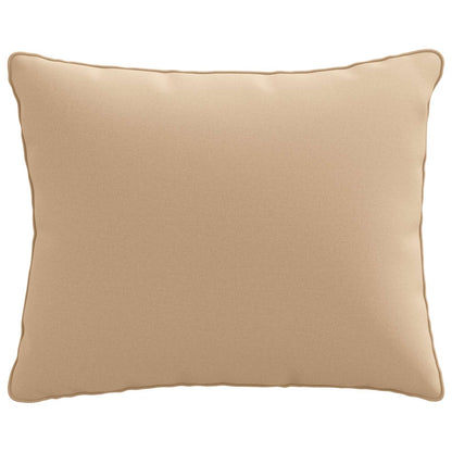 1-Delig Rugkussen PUTTEN 100% Polyester Zand 50 x 40 x 15 cm