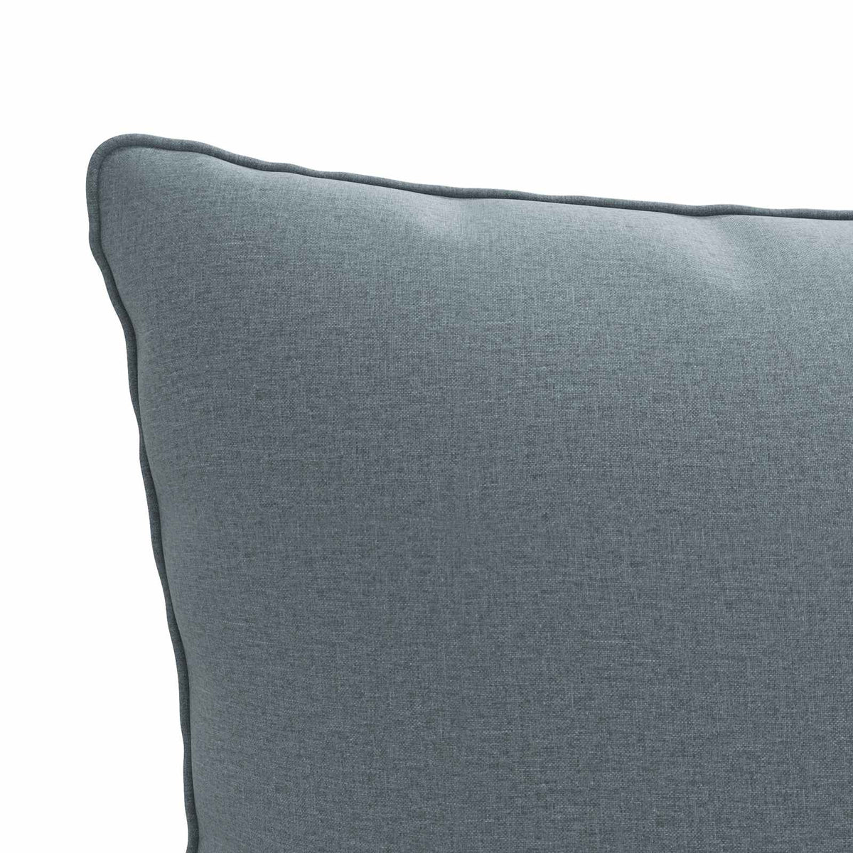 1-Delig Rugkussen PUTTEN 100% Polyester Blauw 50 x 40 x 15 cm