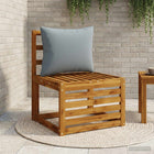 Rugkussen 60x40x15 cm blauw polyester
