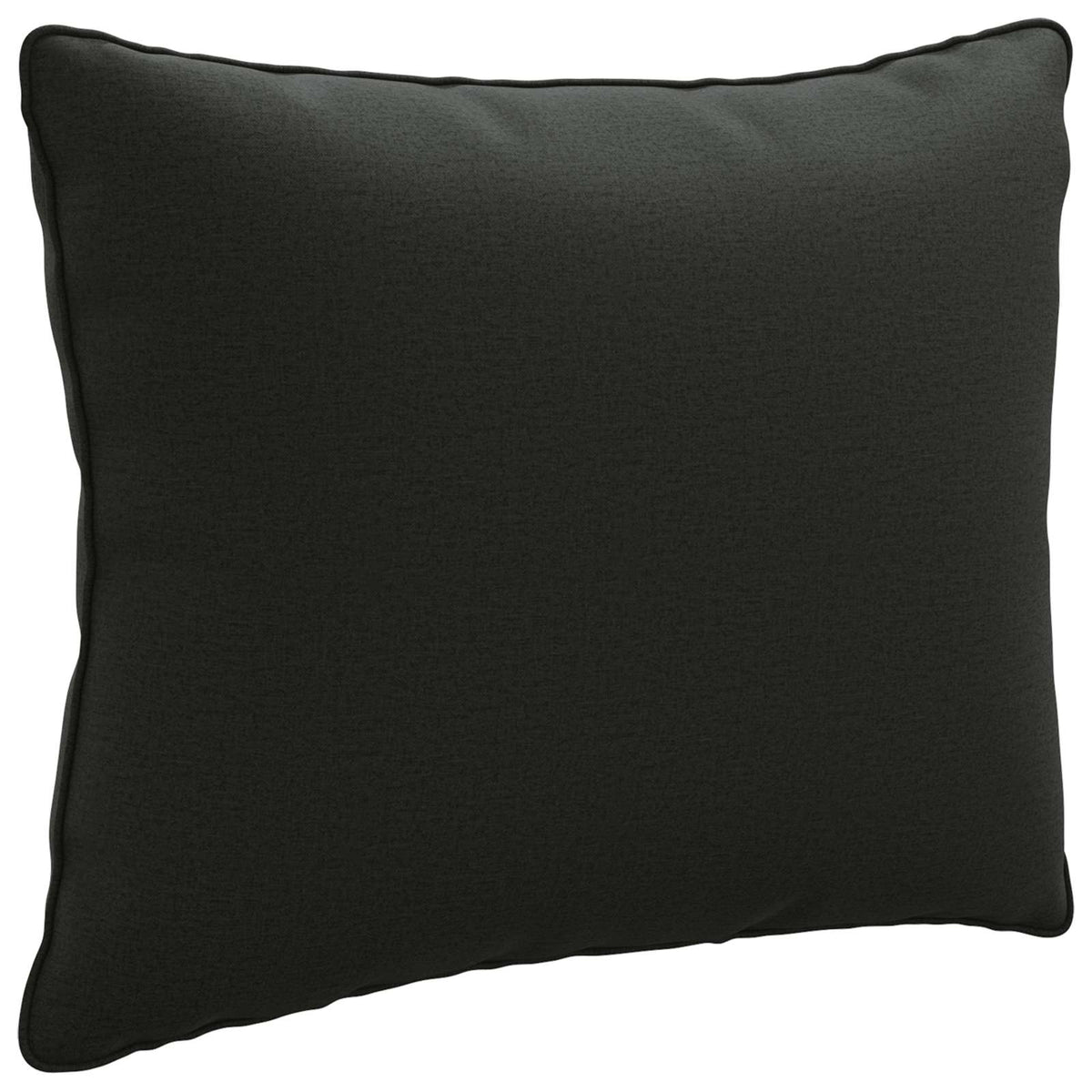 1-Delig Rugkussen PUTTEN 100% Polyester Zwart 50 x 40 x 15 cm