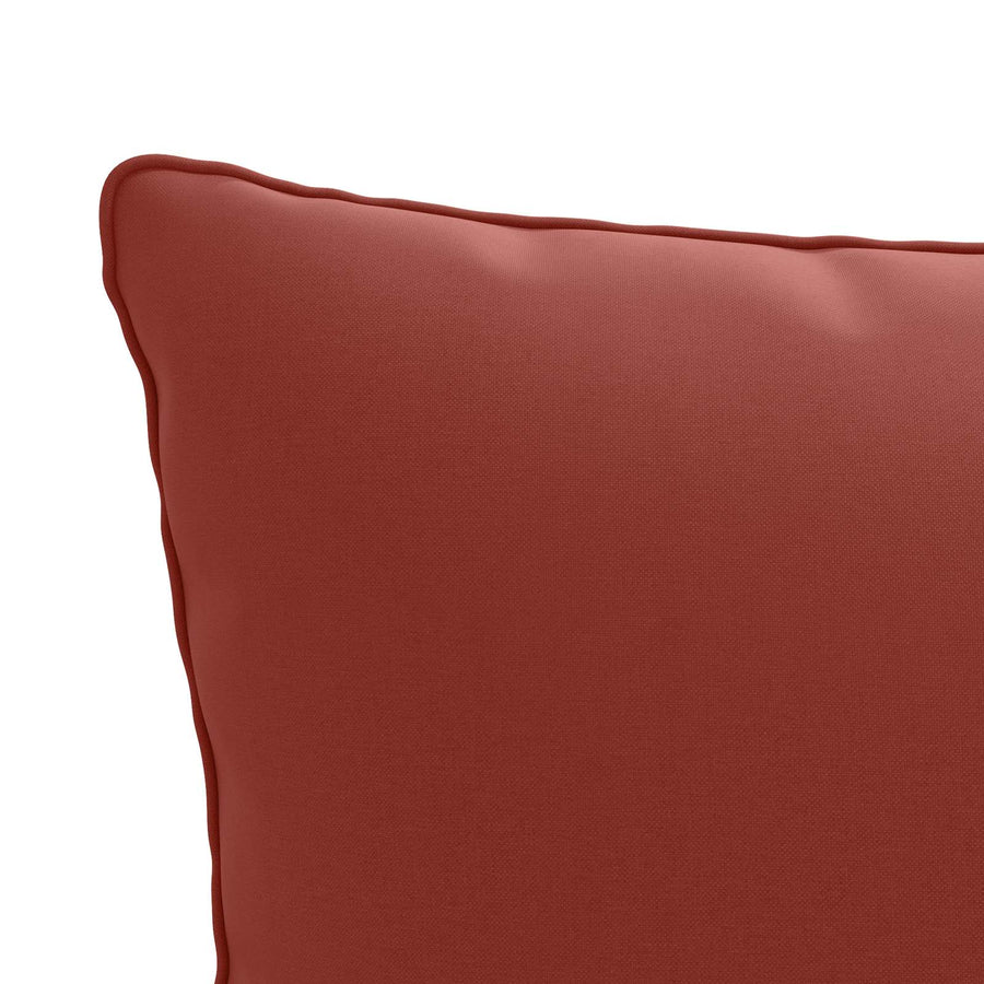 1-Delig Rugkussen PUTTEN 100% Polyester Rood 50 x 40 x 15 cm