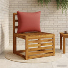 Rugkussen PUTTEN 60x40x15 cm rood polyester