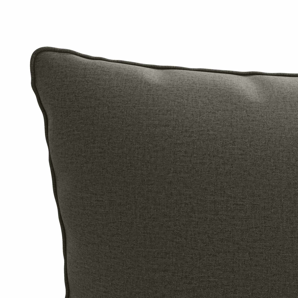1-Delig Rugkussen PUTTEN 100% Polyester Antraciet