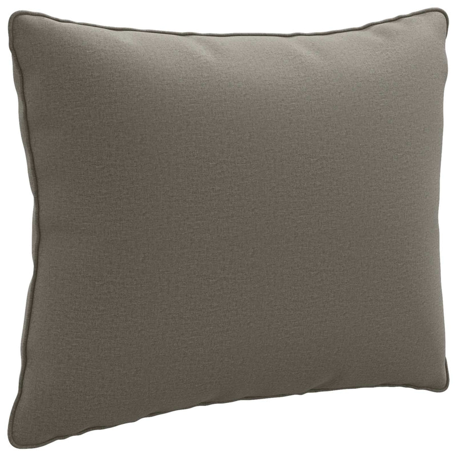 1-Delig Rugkussen PUTTEN 100% Polyester Grijs 50 x 40 x 15 cm