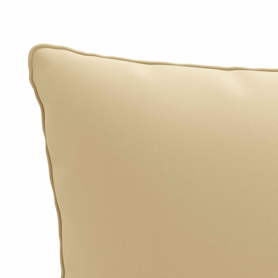 1-Delig Rugkussen PUTTEN 100% Polyester Beige 50 x 40 x 15 cm
