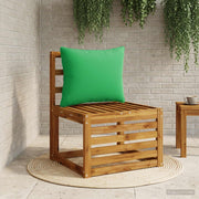 Rugkussen PUTTEN 50x40x15 cm groen polyester