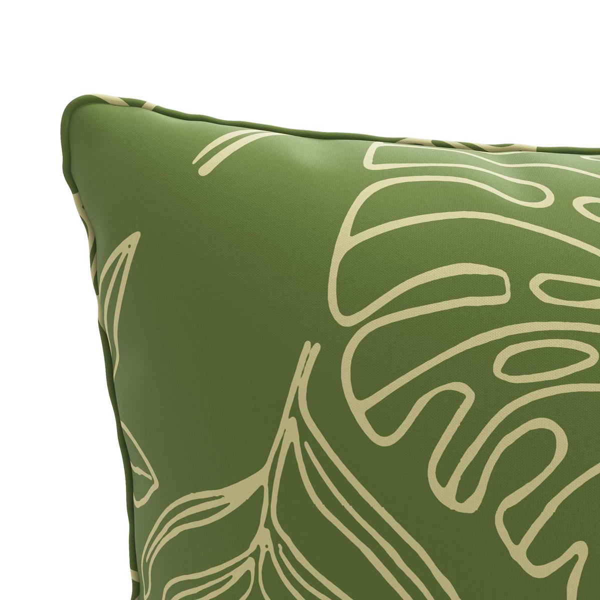 1-Delig Rugkussen PUTTEN 100% Polyester Bladontwerp