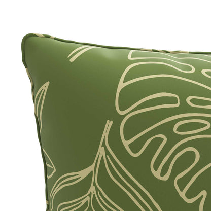 1-Delig Rugkussen PUTTEN 100% Polyester Bladontwerp