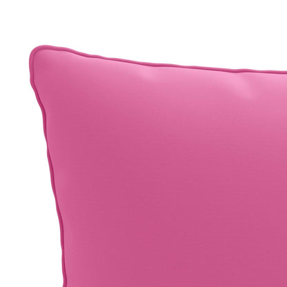 1-Delig Rugkussen PUTTEN 100% Polyester Roze 50 x 40 x 15 cm