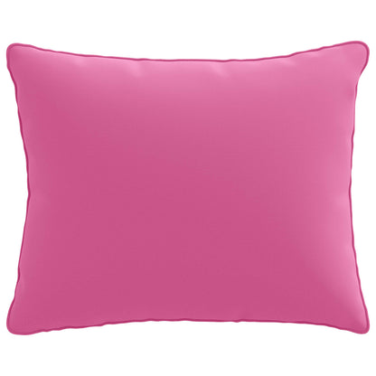 1-Delig Rugkussen PUTTEN 100% Polyester Roze 50 x 40 x 15 cm