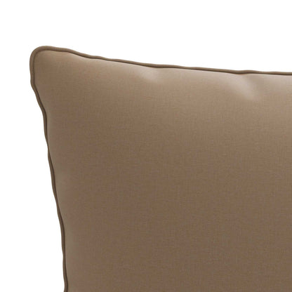 1-Delig Rugkussen PUTTEN 100% Polyester Taupe 60 x 40 x 15 cm