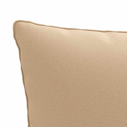 1-Delig Rugkussen PUTTEN 100% Polyester Zand 60 x 40 x 15 cm