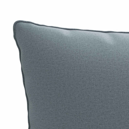 1-Delig Rugkussen PUTTEN 100% Polyester Blauw 60 x 40 x 15 cm