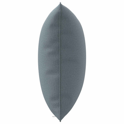 1-Delig Rugkussen PUTTEN 100% Polyester Blauw 60 x 40 x 15 cm