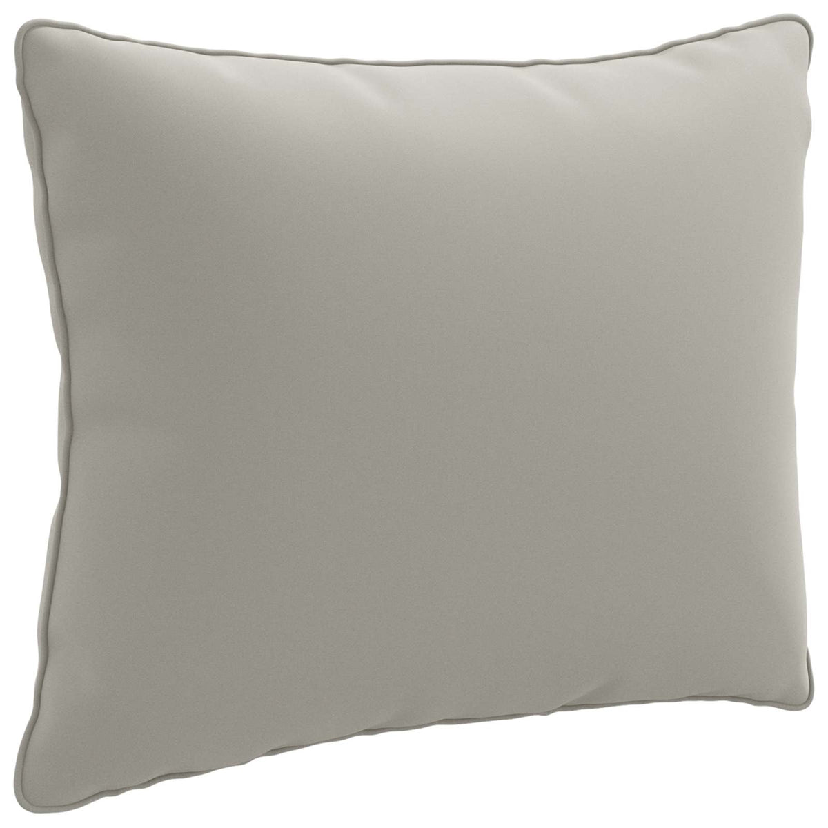 1-Delig Rugkussen PUTTEN 100% Polyester Grijs 60 x 40 x 15 cm