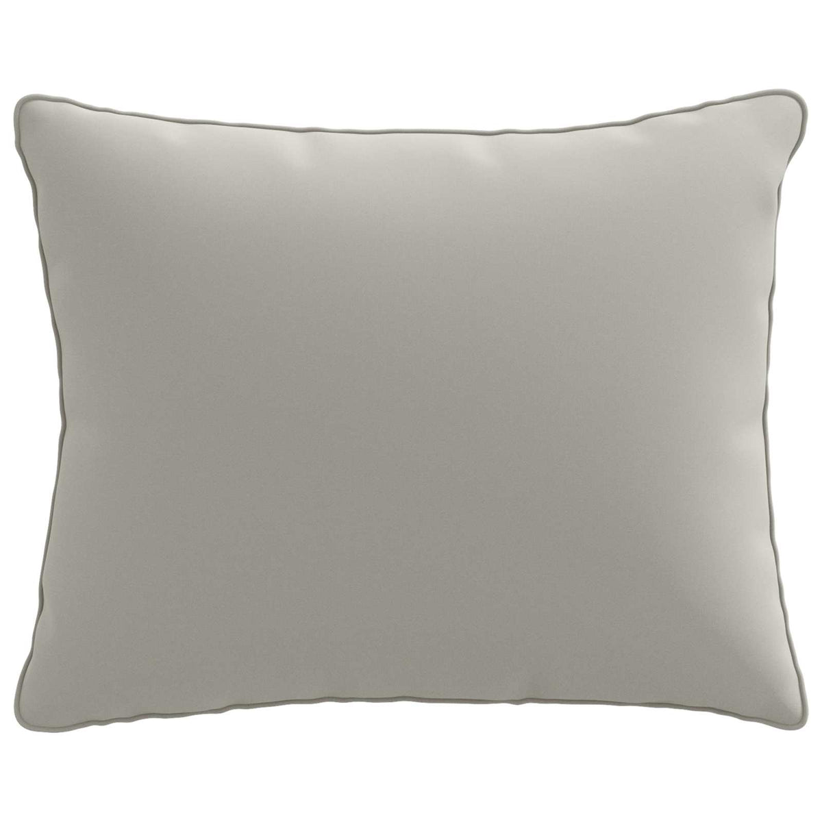 1-Delig Rugkussen PUTTEN 100% Polyester Grijs 60 x 40 x 15 cm