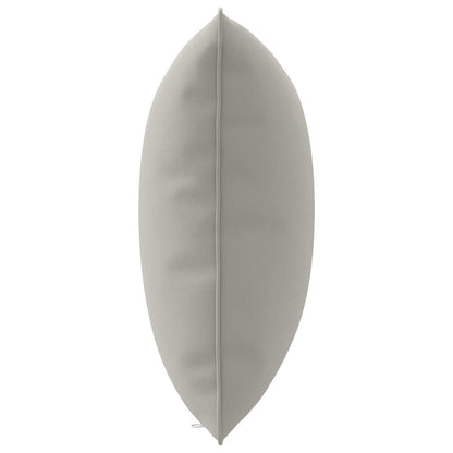 1-Delig Rugkussen PUTTEN 100% Polyester Grijs 60 x 40 x 15 cm