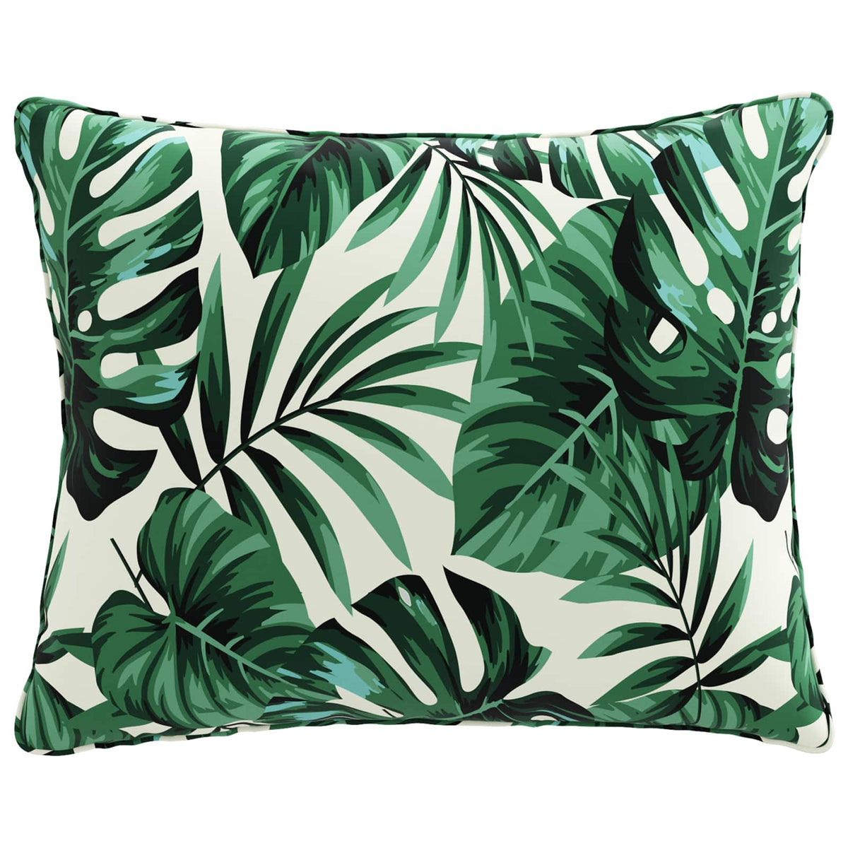 1-Delig Rugkussen PUTTEN 100% Polyester Bladpatroon