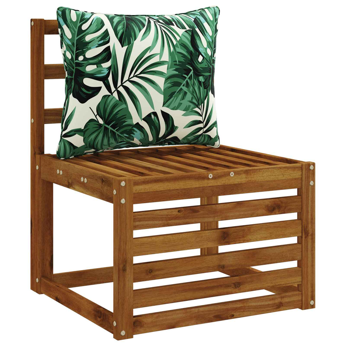 1-Delig Rugkussen PUTTEN 100% Polyester Bladpatroon