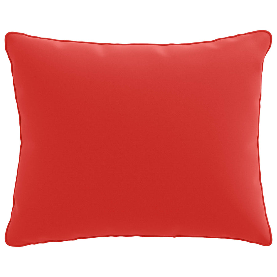 1-Delig Rugkussen PUTTEN 100% Polyester Rood 60 x 40 x 15 cm