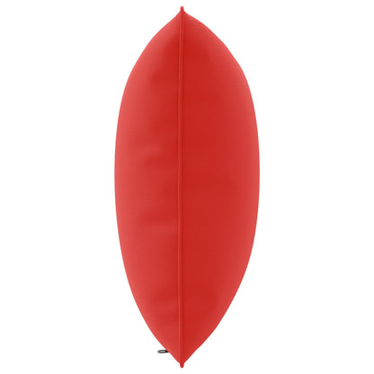 1-Delig Rugkussen PUTTEN 100% Polyester Rood 60 x 40 x 15 cm