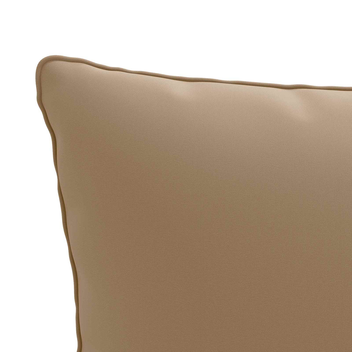 1-Delig Rugkussen PUTTEN 100% Polyester Taupe 60 x 40 x 15 cm