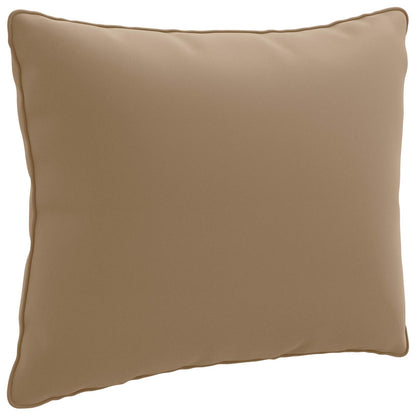 1-Delig Rugkussen PUTTEN 100% Polyester Taupe 60 x 40 x 15 cm