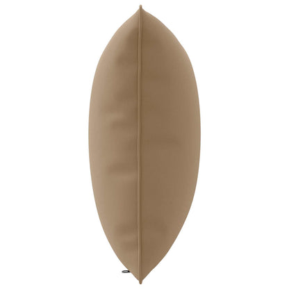 1-Delig Rugkussen PUTTEN 100% Polyester Taupe 60 x 40 x 15 cm