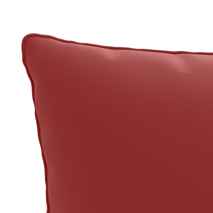 1-Delig Rugkussen PUTTEN 100% Polyester Wijnrood