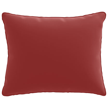 1-Delig Rugkussen PUTTEN 100% Polyester Wijnrood