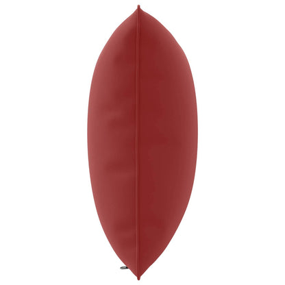 1-Delig Rugkussen PUTTEN 100% Polyester Wijnrood