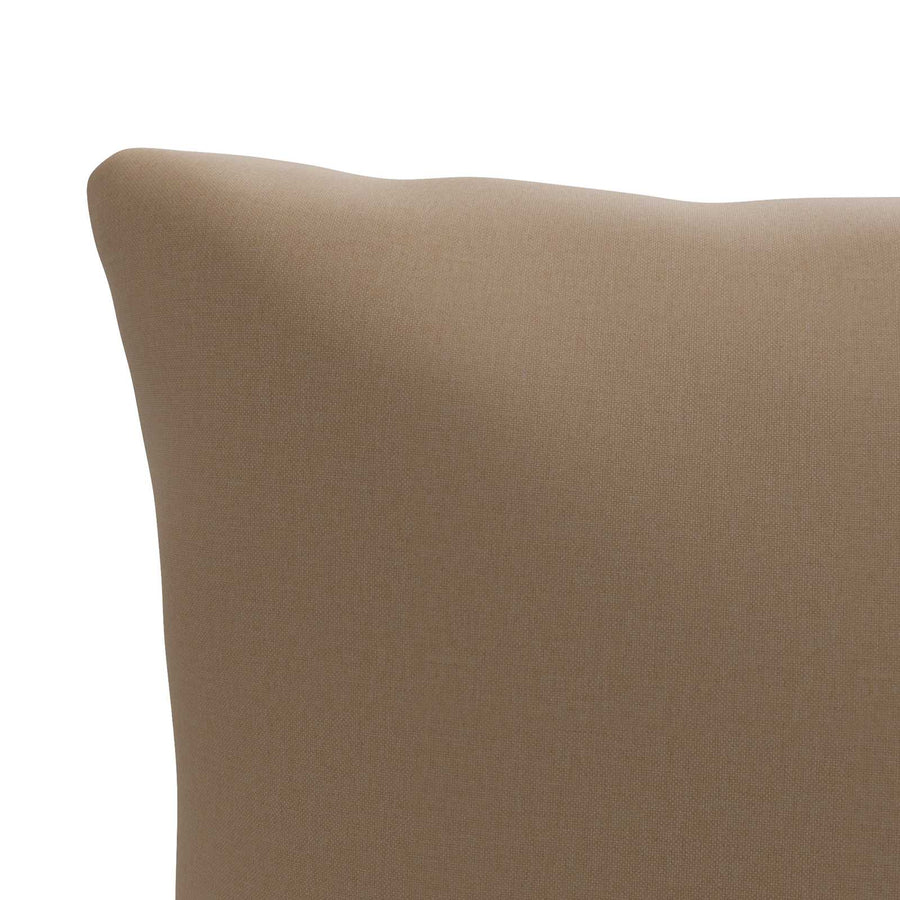 1-Delig Rugkussen PUTTEN 100% Polyester Taupe 70 x 40 x 15 cm