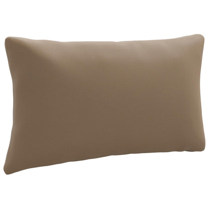 1-Delig Rugkussen PUTTEN 100% Polyester Taupe 70 x 40 x 15 cm