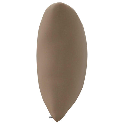 1-Delig Rugkussen PUTTEN 100% Polyester Taupe 70 x 40 x 15 cm