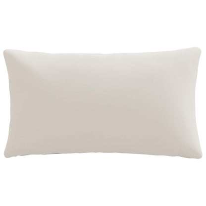 1-Delig Rugkussen PUTTEN 100% Polyester Wit 70 x 40 x 15 cm