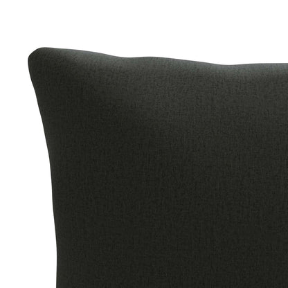 1-Delig Rugkussen PUTTEN 100% Polyester Zwart 70 x 40 x 15 cm