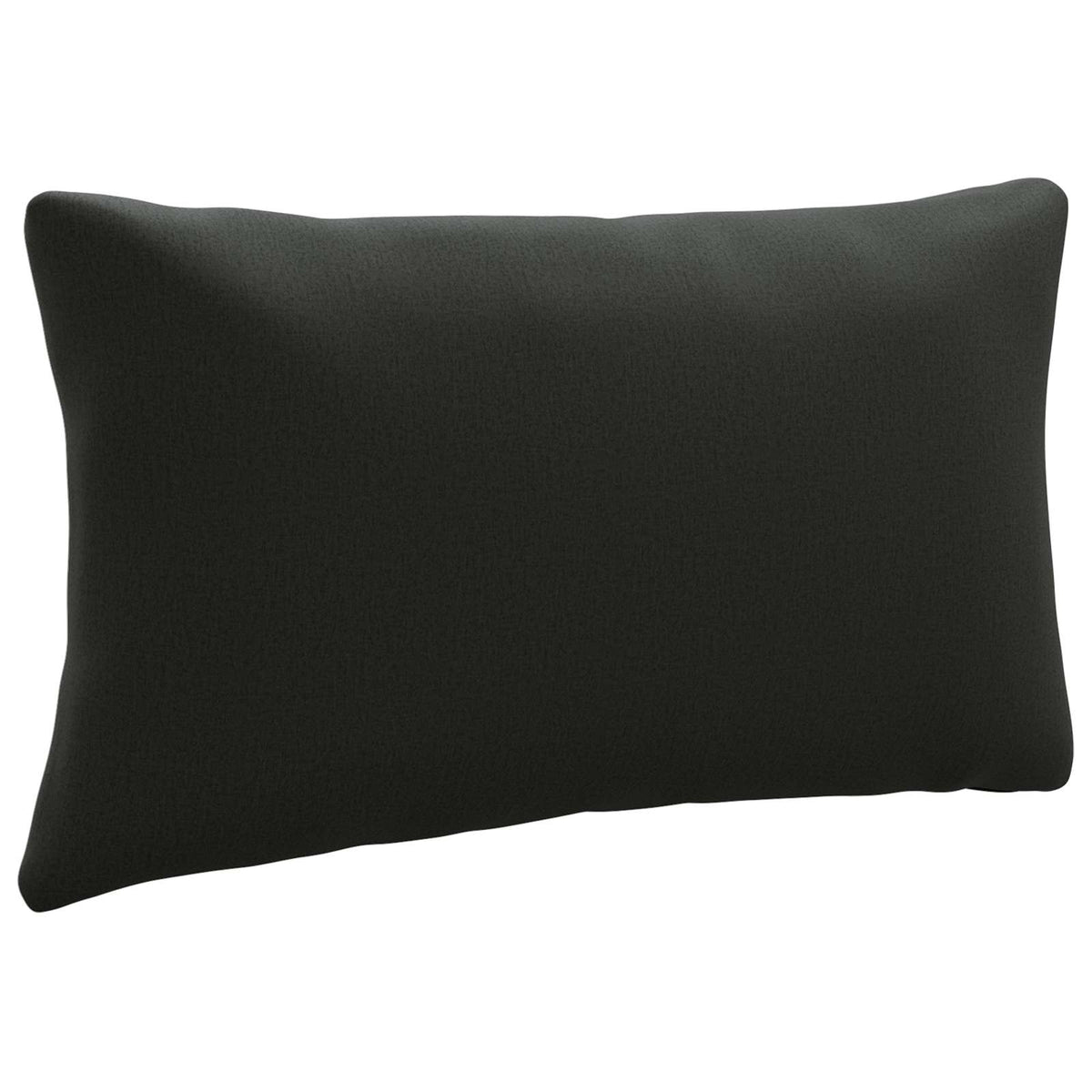 1-Delig Rugkussen PUTTEN 100% Polyester Zwart 70 x 40 x 15 cm