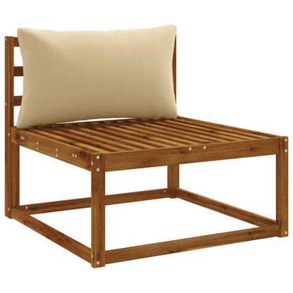 1-Delig Rugkussen PUTTEN 100% Polyester Beige 70 x 40 x 15 cm