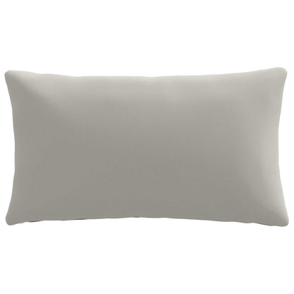 1-Delig Rugkussen PUTTEN 100% Polyester Grijs 70 x 40 x 15 cm