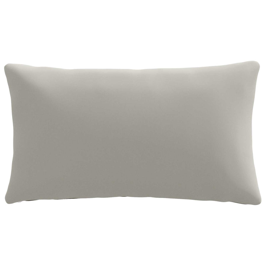1-Delig Rugkussen PUTTEN 100% Polyester Grijs 70 x 40 x 15 cm