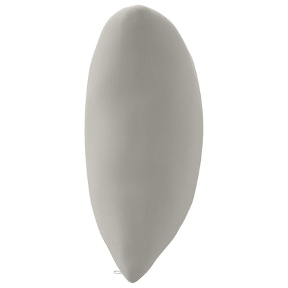 1-Delig Rugkussen PUTTEN 100% Polyester Grijs 70 x 40 x 15 cm