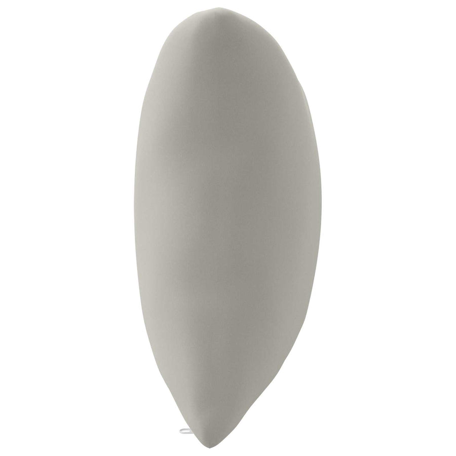 1-Delig Rugkussen PUTTEN 100% Polyester Grijs 70 x 40 x 15 cm