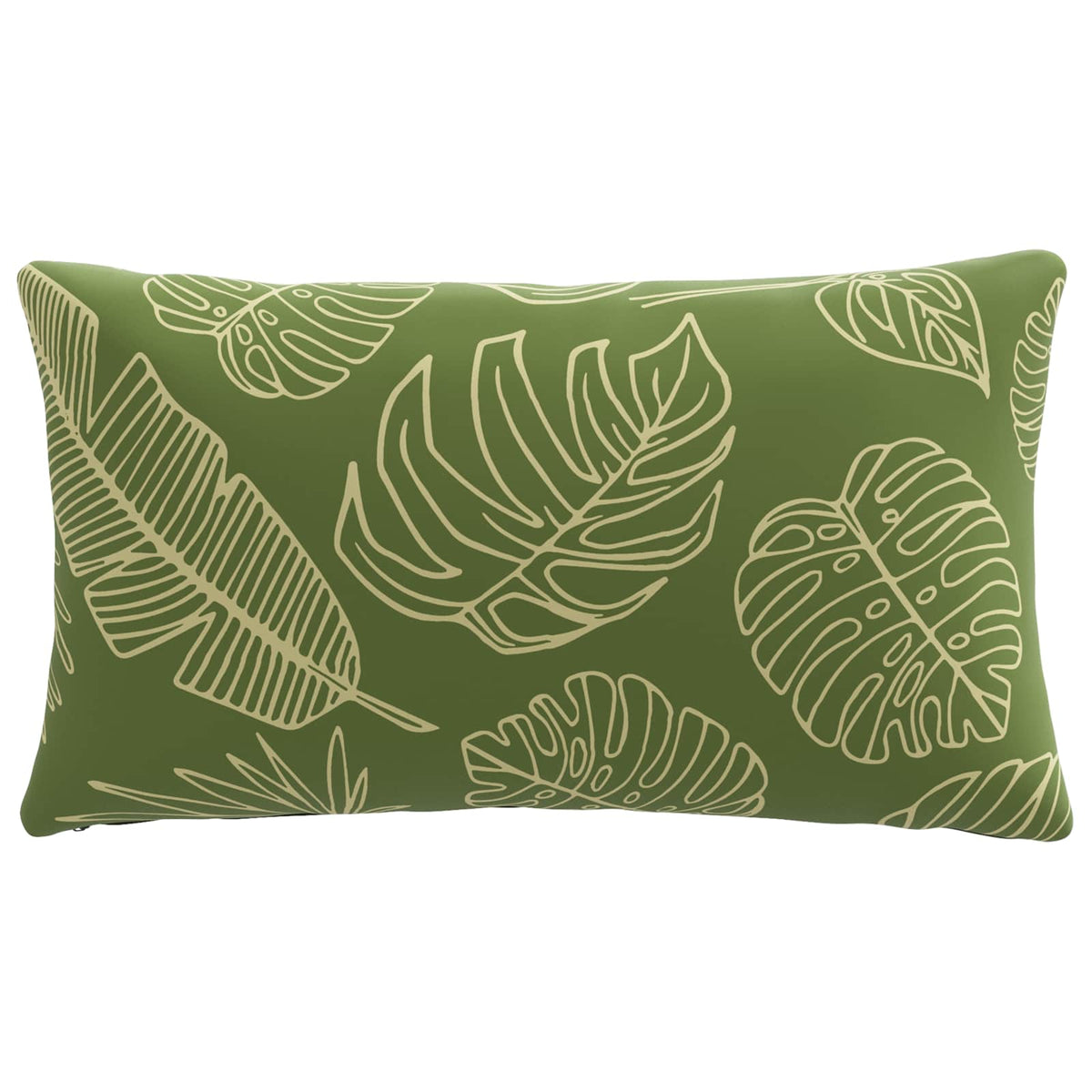 1-Delig Rugkussen PUTTEN 100% Polyester Bladontwerp