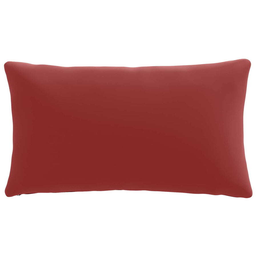 1-Delig Rugkussen PUTTEN 100% Polyester Wijnrood