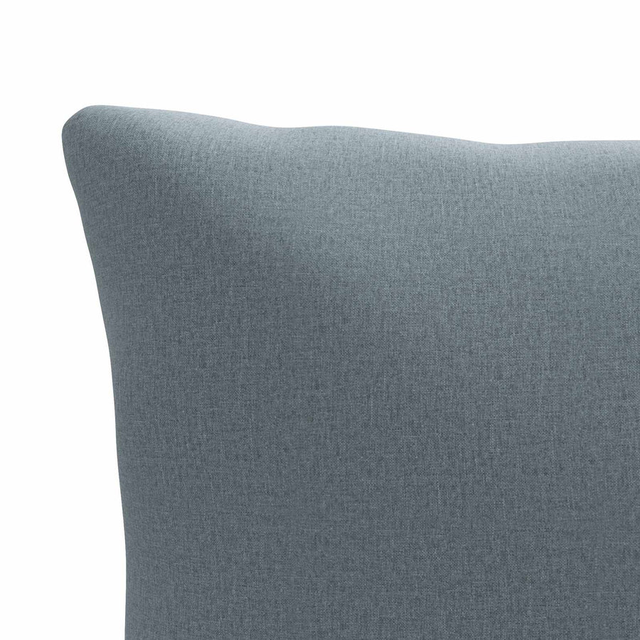 1-Delig Rugkussen PUTTEN 100% Polyester Blauw 80 x 40 x 15 cm