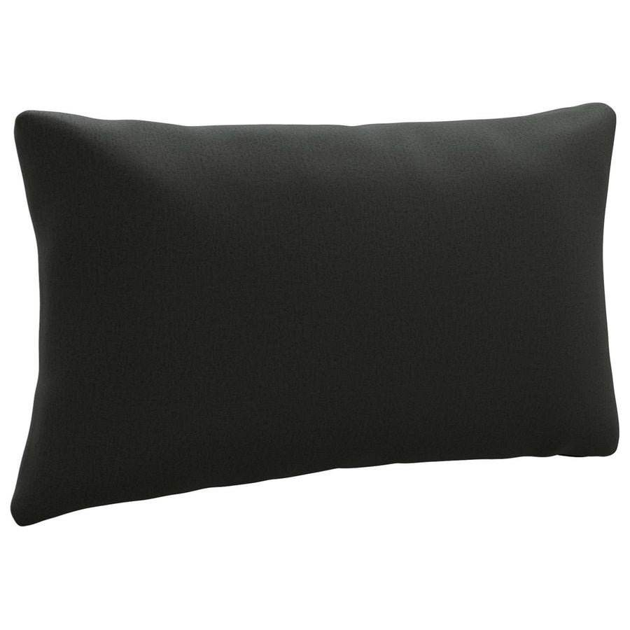 1-Delig Rugkussen PUTTEN 100% Polyester Zwart 80 x 40 x 15 cm